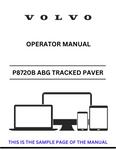 Discover the comprehensive operator manual for the VOLVO P8720B ABG PID.12768767 tracked paver. Download the PDF for essential guidance and operational insights.
