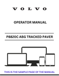 Discover the comprehensive operator manual for the VOLVO P8820C ABG PID.12762942 tracked paver. Download the PDF for essential guidance and operational tips.