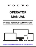 Enhance your operational efficiency with the VOLVO PT220C Asphalt Compactors Operator Manual. This comprehensive PDF file is designed specifically for the model SN 54039111, providing you with essential insights and guidelines to maximize the performance of your equipment.