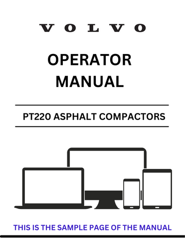 Enhance your operational efficiency with the VOLVO PT220 Asphalt Compactors Operator Manual, now available in a convenient PDF format. This comprehensive guide provides essential information for both new and experienced operators, ensuring you maximize the performance of your equipment.