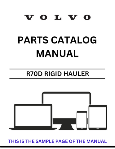 Unlock the full potential of your VOLVO R70D Rigid Hauler with our comprehensive Parts Catalog Manual, specifically designed for serial number 12571011. This PDF file serves as an essential resource for maintenance and repair, ensuring you have access to detailed diagrams and part specifications at your fingertips.