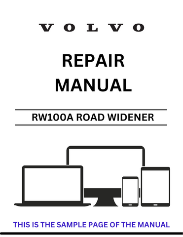 The VOLVO RW100A Road Widener Repair Manual is an essential resource for anyone looking to maintain or repair their equipment efficiently. This comprehensive PDF file provides detailed instructions, diagrams, and troubleshooting tips specifically tailored for the RW100A model, ensuring you have all the information you need at your fingertips.