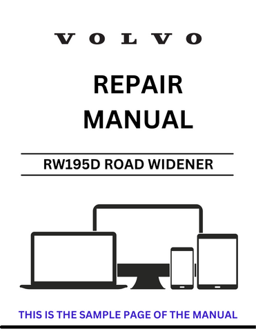 Discover the ultimate resource for maintaining your VOLVO RW195D Road Widener with our comprehensive Repair Manual in PDF format. This manual is designed to provide you with detailed instructions and insights, ensuring that you can perform repairs and maintenance with confidence and precision.