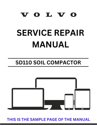 Unlock the full potential of your VOLVO SD110 Soil Compactor with our comprehensive Service Repair Manual in PDF format. This essential guide provides detailed insights into maintenance, troubleshooting, and repair procedures, ensuring your equipment operates at peak performance.