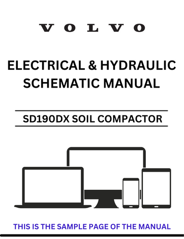 Unlock the full potential of your VOLVO SD190DX Soil Compactor with our comprehensive Electrical and Hydraulic Schematic Manual, available in a convenient PDF format. This essential resource provides detailed schematics that simplify troubleshooting and maintenance, ensuring your equipment operates at peak performance.
