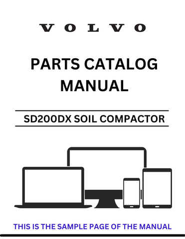 Discover the essential VOLVO SD200DX Soil Compactor Parts Catalog Manual, specifically designed for serial number 53806-CHN,197386. This comprehensive PDF file serves as a vital resource for maintenance and repair, ensuring your equipment operates at peak performance.