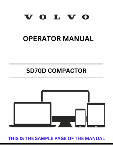 Discover the comprehensive Volvo SD70D Compactor (COS) Operator Manual in PDF format. Access essential guidelines for efficient operation and maintenance.