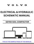  Unlock the full potential of your VOLVO SD70D Soil Compactor with our comprehensive Electrical and Hydraulic Schematic Manual. This PDF file is an essential resource for operators and technicians, providing detailed diagrams and schematics that simplify troubleshooting and maintenance tasks.