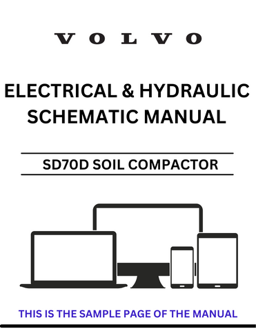  Unlock the full potential of your VOLVO SD70D Soil Compactor with our comprehensive Electrical and Hydraulic Schematic Manual. This PDF file is an essential resource for operators and technicians, providing detailed diagrams and schematics that simplify troubleshooting and maintenance tasks.