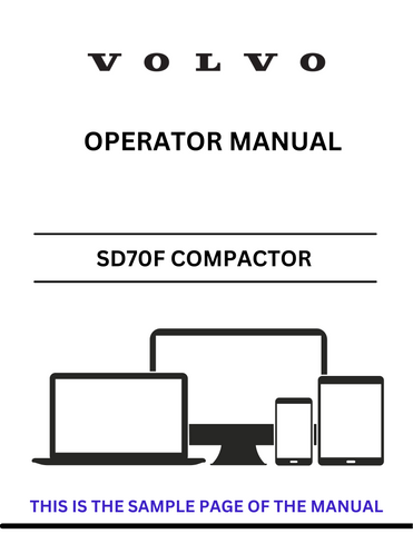 Discover the comprehensive Volvo SD70F Compactor (COS) Operator Manual in PDF format. Access essential guidelines for efficient operation and maintenance.
