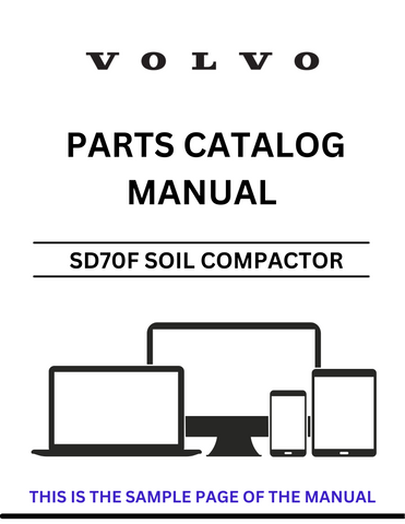 Discover the essential VOLVO SD70F Soil Compactor Parts Catalog Manual, specifically designed for serial numbers 197453-226608. This comprehensive PDF file serves as a vital resource for maintenance and repair, ensuring your equipment operates at peak performance.