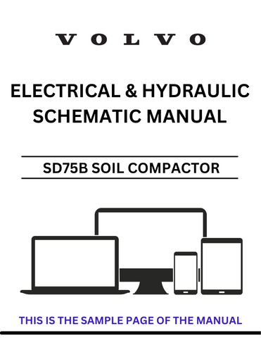 Discover the essential VOLVO SD75B Soil Compactor Electrical and Hydraulic Schematic Manual, now available in a convenient PDF format. This comprehensive guide is designed for professionals and enthusiasts alike, providing detailed schematics that simplify maintenance and troubleshooting for your compactor.