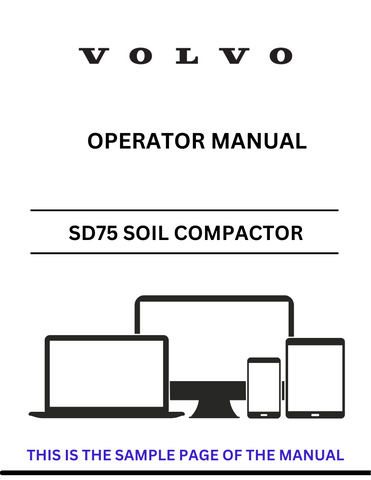 Discover the comprehensive Volvo SD75 Soil Compactor operator manual in PDF format. Enhance your operational efficiency with expert guidance and tips.