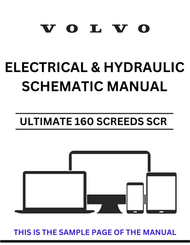 Discover the VOLVO ULTIMATE 160 SCREEDS SCR ELECTRICAL AND HYDRAULIC SCHEMATIC MANUAL, a comprehensive PDF resource designed for professionals in the construction and engineering sectors. This manual provides detailed schematics that cover both electrical and hydraulic systems, ensuring you have the essential information at your fingertips for optimal performance and maintenance.