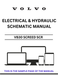 Discover the essential VOLVO VB30 Screed SCR Electrical and Hydraulic Schematic Manual, specifically designed for serial number 12840964. This comprehensive PDF file serves as a vital resource for technicians and operators, providing detailed schematics that simplify troubleshooting and maintenance tasks.