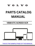 Discover the essential VOLVO VB88 ETC Screed SCR Parts Catalog Manual, specifically designed for models SN 3.0-10.0M, including ABG8820 and ABG8820B. This comprehensive PDF file serves as a vital resource for maintenance and repair, ensuring you have all the necessary information at your fingertips.