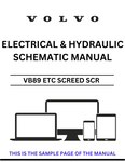 Discover the essential VOLVO VB89 ETC Screed SCR Electrical and Hydraulic Schematic Manual, now available in a convenient PDF format. This comprehensive guide is designed for professionals seeking detailed schematics to enhance their understanding and maintenance of the VOLVO VB89 screed system.