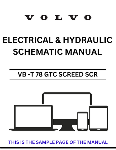 Discover the essential VOLVO VB-T 78 GTC Screed SCR Electrical and Hydraulic Schematic Manual, now available in a convenient PDF format. This comprehensive manual is designed for professionals seeking detailed schematics to enhance their understanding and maintenance of the VOLVO VB-T 78 GTC screed.
