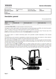 Volvo EC18D Compact Excavator Service Repair Manual - PDF File Download