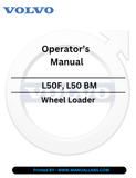 L50 Volvo BM Wheel Loader Operator's Manual - PDF File Download