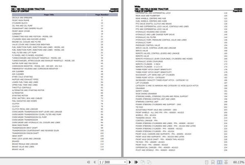 Discover the ultimate resource for maintaining your White Field Boss Tractor 160 and 185 with our comprehensive Parts Catalog (43338200) in PDF format. This digital file is designed to provide you with detailed diagrams and part numbers, ensuring you can