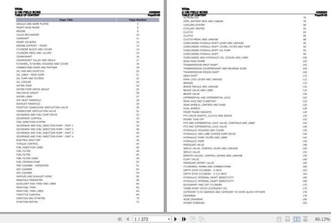Discover the essential resource for maintaining your White Field Boss Tractor 2-180 with the comprehensive Parts Catalog Manual (43329200).