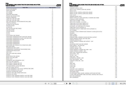 Unlock the full potential of your WHITE FIELD BOSS TRACTOR 2-180 with the comprehensive Series 3 Parts Catalog Manual (43329200). This PDF file is an essential resource for anyone looking to maintain, 
