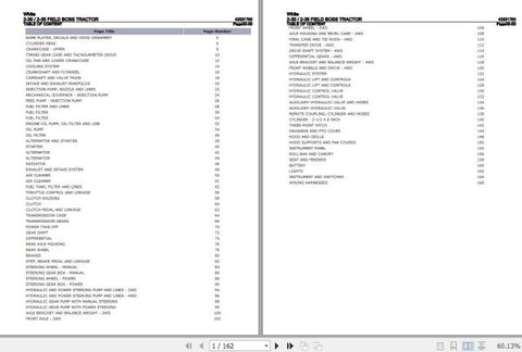 Discover the essential resource for maintaining your WHITE FIELD BOSS TRACTOR 2-30 and 2-35 with our comprehensive Parts Catalog Manual (43331700). This PDF file is meticulously organized to provide you with detailed diagrams and part numbers,