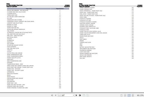 Discover the ultimate resource for your White Field Boss Tractor with the comprehensive 37 Parts Catalog Manual (Model 43338600) available in a convenient PDF format. This manual is meticulously designed to provide you with detailed diagrams and part numbers,