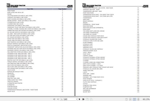  Enhance your maintenance and repair capabilities with the White Field Boss Tractor 4-180 Parts Catalog Manual (43321900).