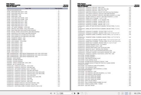 Discover the essential WHITE PLANTERS 6000 SERIES PARTS CATALOG MANUAL (79017310) in a convenient PDF format. This comprehensive manual is designed to provide you with detailed information on all parts and components of the 6000 Series,