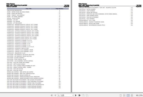 Discover the essential resource for maintaining your WHITE PLANTERS 6524 and 6531 models with the comprehensive Parts Catalog Manual (79017528) available in PDF format. 