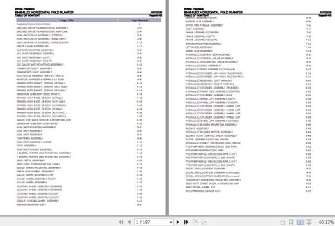 Discover the ultimate resource for your White Planters with the 8346-Flex Parts Catalog Manual (00722238) in PDF format. This comprehensive guide is designed to provide you with detailed information on all parts and components,