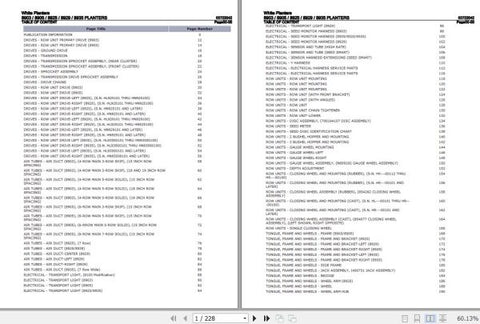 Discover the ultimate resource for maintaining your WHITE PLANTERS with the comprehensive Parts Catalog Manual (00722042). This PDF file is designed specifically for models 8903, 8905, 8925, 8929, and 8935, providing you with detailed diagrams and part numbers to ensure you have everything you need for efficient repairs and replacements.