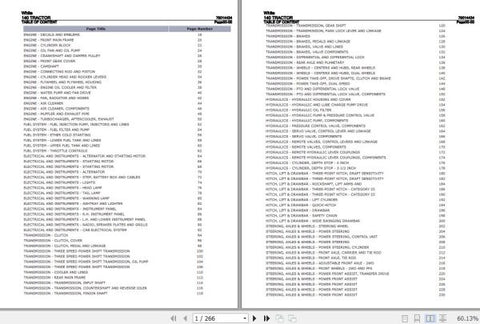 Discover the ultimate resource for your WHITE TRACTOR 140 with our comprehensive Parts Catalog Manual (79014434) available in a convenient PDF format. This digital manual is designed to streamline your maintenance and repair tasks, ensuring you have all the necessary information at your fingertips.