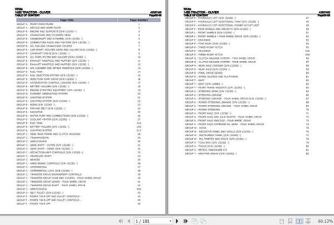 Discover the ultimate resource for your WHITE TRACTOR 1450 with the comprehensive Parts Catalog Manual (43307400) available in a convenient PDF format. This manual is meticulously designed to provide you with detailed diagrams and part numbers,