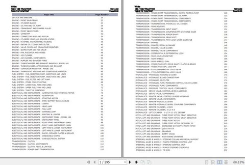 Discover the ultimate resource for your WHITE TRACTOR 160 and 185 with our comprehensive Parts Catalog Manual (79014432) in PDF format. This meticulously organized manual provides detailed diagrams and part numbers,