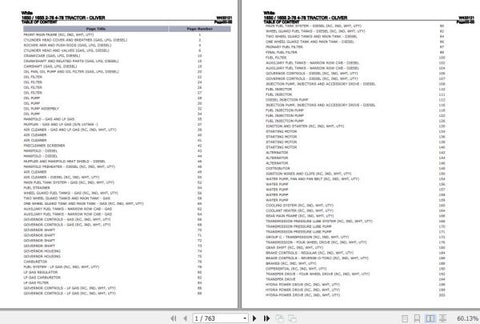 Discover the ultimate resource for maintaining your WHITE TRACTOR 1650, 1655, 2-78, and 4-78 with our comprehensive Parts Catalog Manual (W433121). This PDF file is designed to provide you with detailed diagrams and part numbers, 