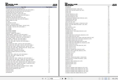 Discover the essential WHITE TRACTOR 1855 PARTS CATALOG MANUAL 43311700, now available in a convenient PDF format. This comprehensive manual is designed to provide you with detailed information on all parts and components of the WHITE TRACTOR 1855,