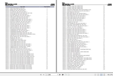 Discover the essential resource for maintaining and restoring your classic White Tractor with the 1950 Parts Catalog Manual (43308200) in PDF format. This comprehensive manual provides detailed diagrams and part numbers, ensuring you have everything you need at your fingertips to keep your tractor running smoothly.