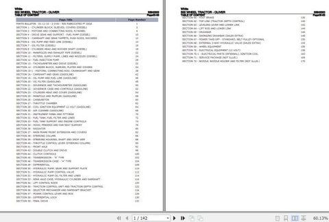 Discover the ultimate resource for your WHITE TRACTOR 500 with the comprehensive Parts Catalog Manual (S6940000) in PDF format. This essential guide provides detailed diagrams and part numbers, ensuring you can easily identify and order the components you need for maintenance and repairs.