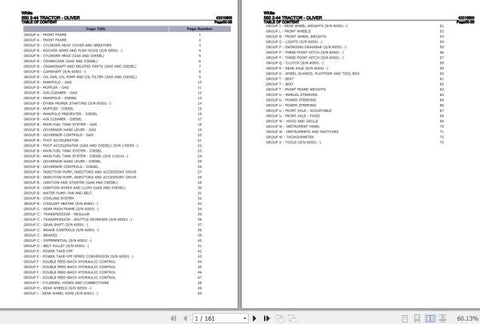 Discover the essential WHITE TRACTOR 550, 2-44 Parts Catalog Manual (43310600) in a convenient PDF format. This comprehensive manual is designed to provide you with detailed information on parts and specifications,