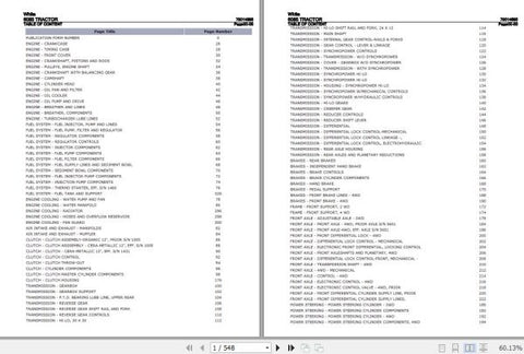 Discover the essential WHITE TRACTOR 6085 Parts Catalog Manual (79014895) in a convenient PDF format. This comprehensive guide is designed to provide you with detailed information on all parts and components of the WHITE TRACTOR 6085, 