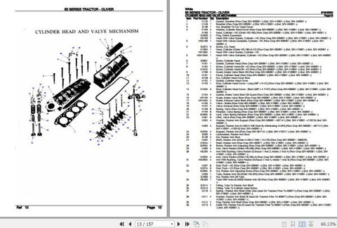 Discover the essential WHITE TRACTOR 60 SERIES PARTS CATALOG MANUAL S19H2000, now available in a convenient PDF format. This comprehensive manual is designed to provide you with detailed information on parts and specifications,
