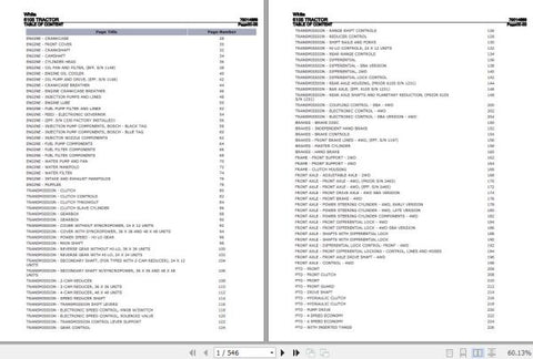 Discover the ultimate resource for maintaining your WHITE TRACTOR 6105 with the comprehensive Parts Catalog Manual (79014889) in PDF format. This digital manual is designed to provide you with detailed diagrams and part numbers,