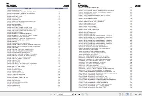 Discover the ultimate resource for maintaining your WHITE TRACTOR 6215 with the comprehensive Parts Catalog Manual (79016359) available in a convenient PDF format. This manual is meticulously designed to provide you with detailed diagrams and part numbers,