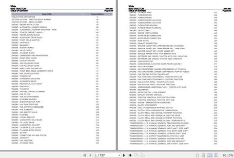 Discover the essential WHITE TRACTOR 6510 PARTS CATALOG MANUAL (79017567) in a convenient PDF format. This comprehensive manual is designed to provide you with detailed information on all parts and components of the WHITE TRACTOR 6510,
