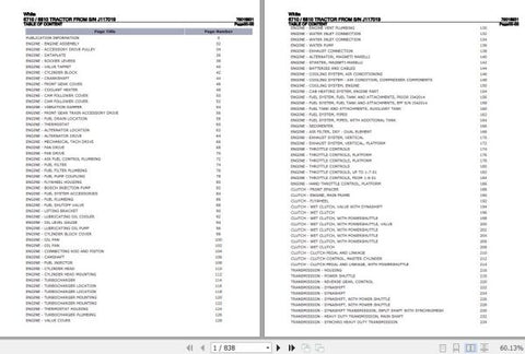 Discover the ultimate resource for maintaining your WHITE TRACTOR 6710 and 6810 with our comprehensive Parts Catalog Manual (79018931). This PDF file is designed to provide you with detailed diagrams and part numbers,