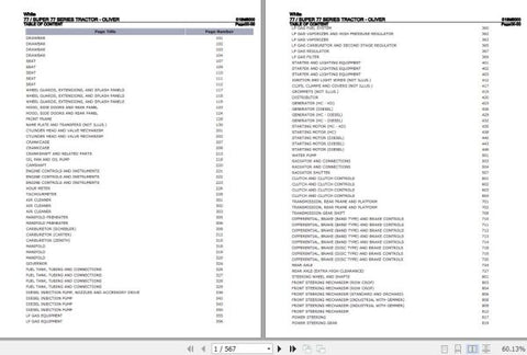 Discover the essential resource for maintaining your White Tractor 77 Super with the 77 Series Parts Catalog Manual (S19M6000). This comprehensive PDF file is designed to provide you with detailed diagrams, part numbers,