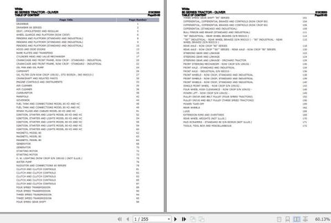 Discover the ultimate resource for your White Tractor 80 Series with the comprehensive Parts Catalog Manual S19C5000. This PDF file is meticulously designed to provide you with detailed diagrams and part numbers,